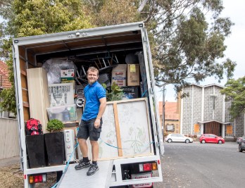 Sutherland Shire removalists & storage - moving truck carrying furniture